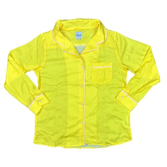 Plush Apparel Silky Pajama & Eye Mask Set - Size Small (Very Oversized) - Picture 3 of 8